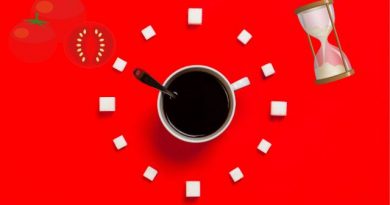 gestion du temps concentration café sablier